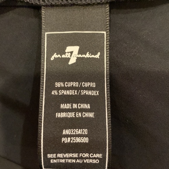 NWT 7 For All Mankind tank top. Black. Size XS. Perfect ! - Picture 11 of 11